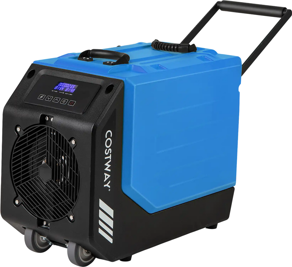 Costway 190 PPD Commercial Dehumidifier w/ Pump 2 Wheels 37891426 New