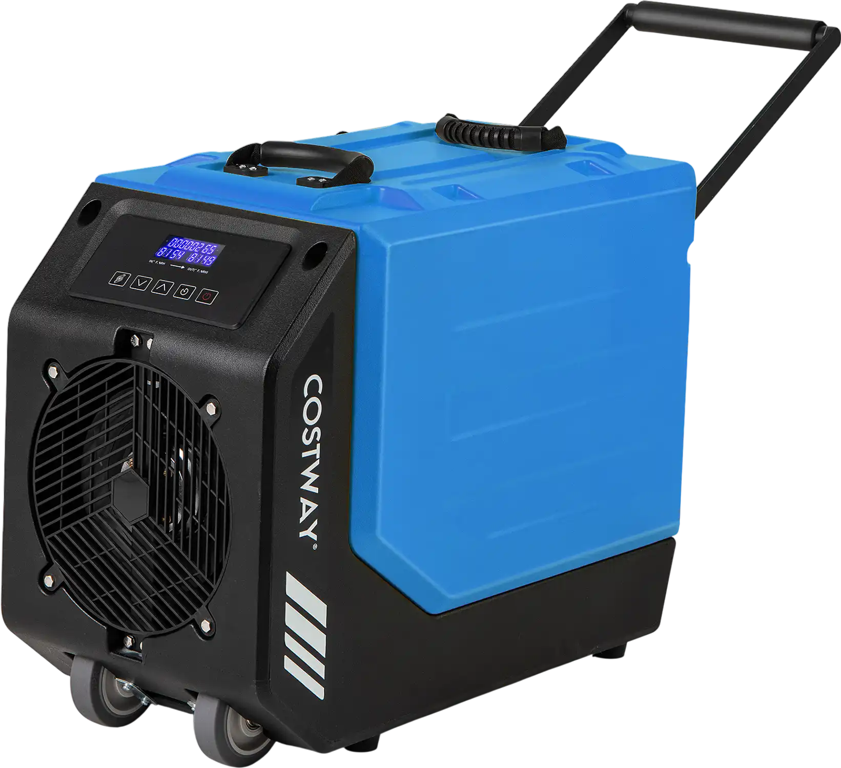 Costway 190 PPD Commercial Dehumidifier w/ Pump 2 Wheels 37891426 New