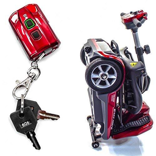 EV Rider Transport AF+ Automatic Folding Scooter Burgundy Red Open Box