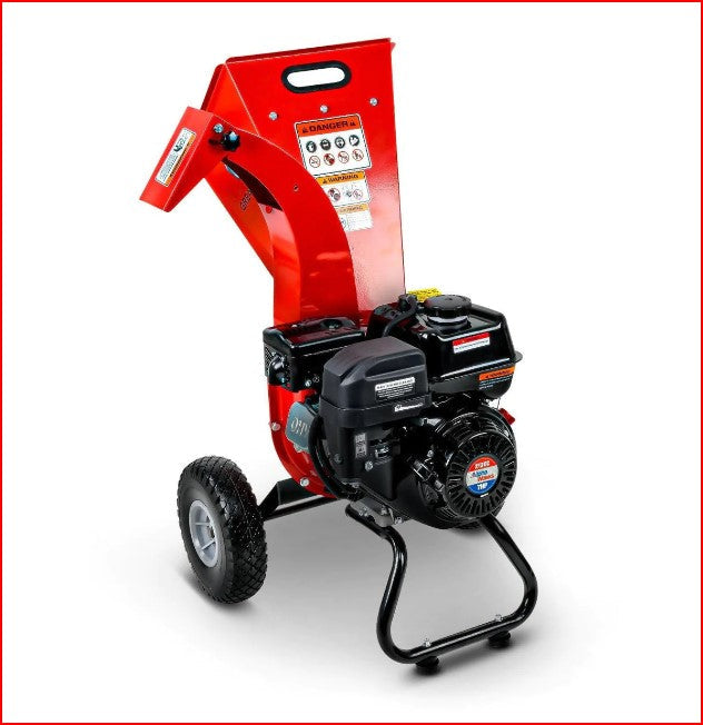 G GUO054 Mini Wood Chipper and Shredder 7HP 212CC Gas Engine 3" Max Branch Diameter New