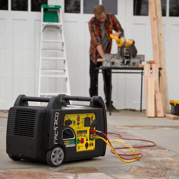 Champion 100204 2800W/3100W Inverter Dual Fuel Electric Start Generator Manufacturer RFB