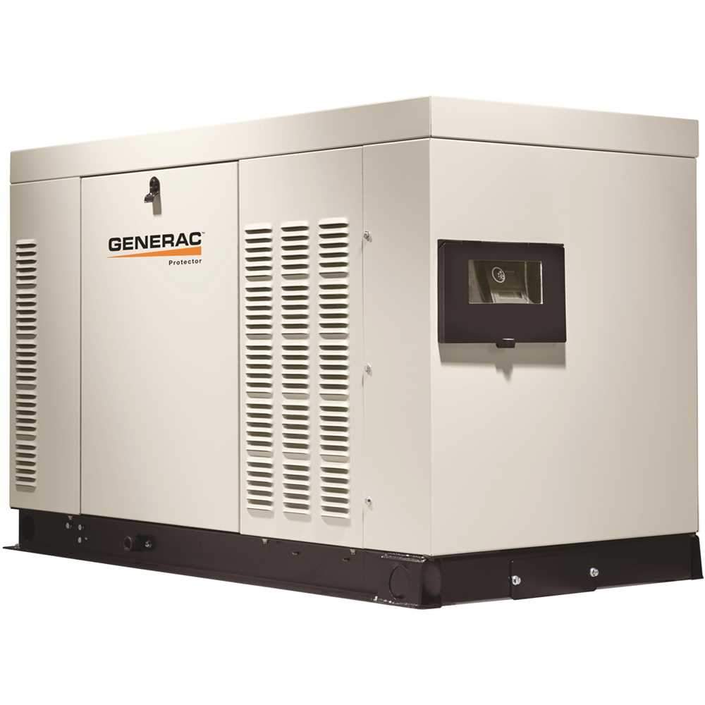 Generac Protector RG06024JNAX 60kW Liquid Cooled 3 Phase 120/240V Standby Generator Natural Gas New