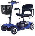 Zip'r Roo 4 Wheel Travel Mobility Scooter Blue Open Box
