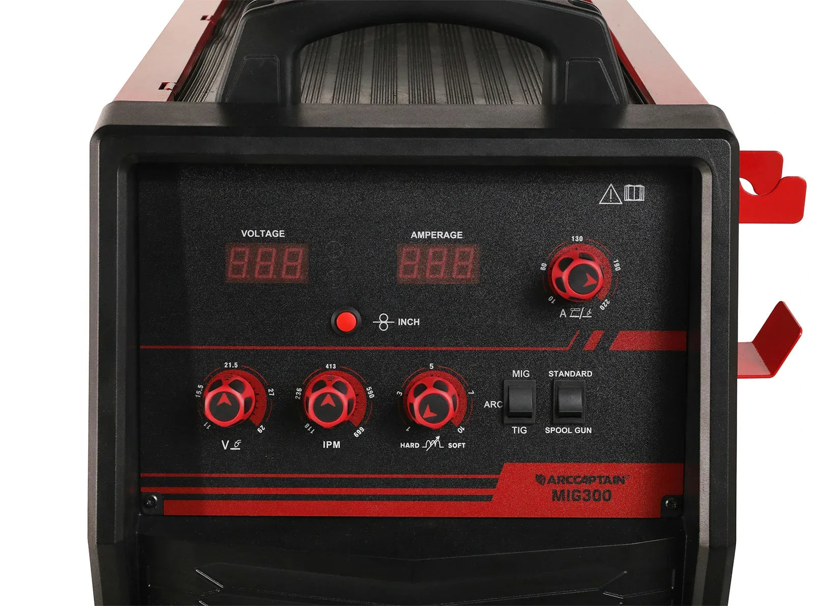 Arccaptain MIG300 5-in-1 Industrial Welder with Integrated Trolley 250 Amp 240V New