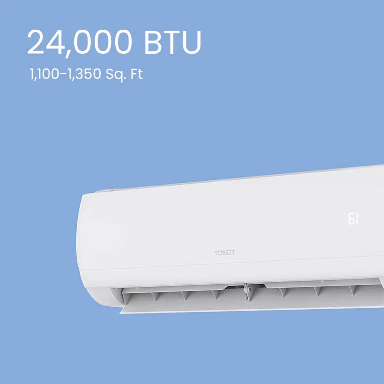 Tosot Mini-Split Air Conditioner with Heat Pump WiFi 24,000 BTU Cosmo Series 230V New