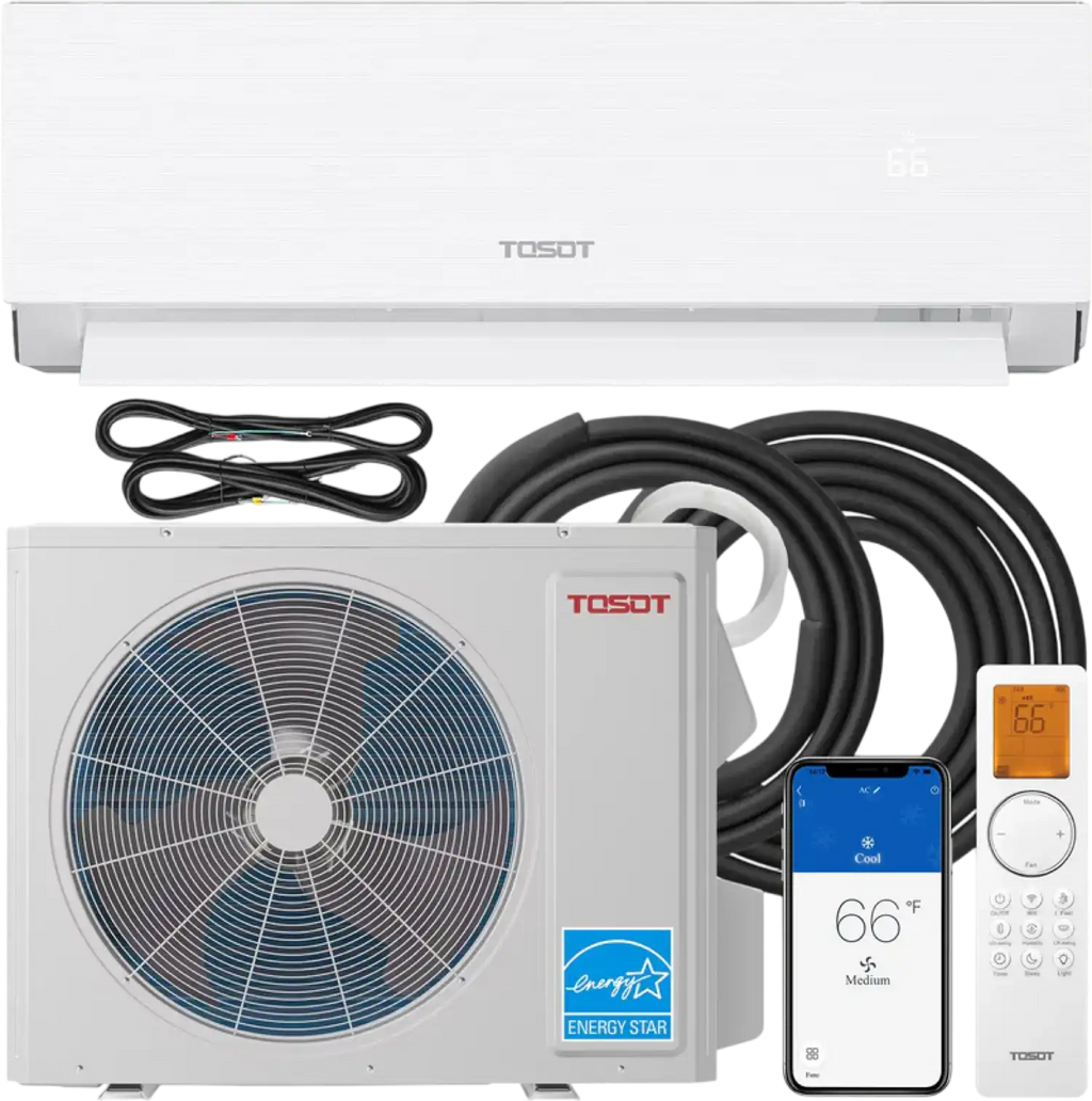 Tosot Aoraki Mini-Split Air Conditioner Heat Pump WiFi 24,000 BTU 24.5 SEER2 ERV Compatible New