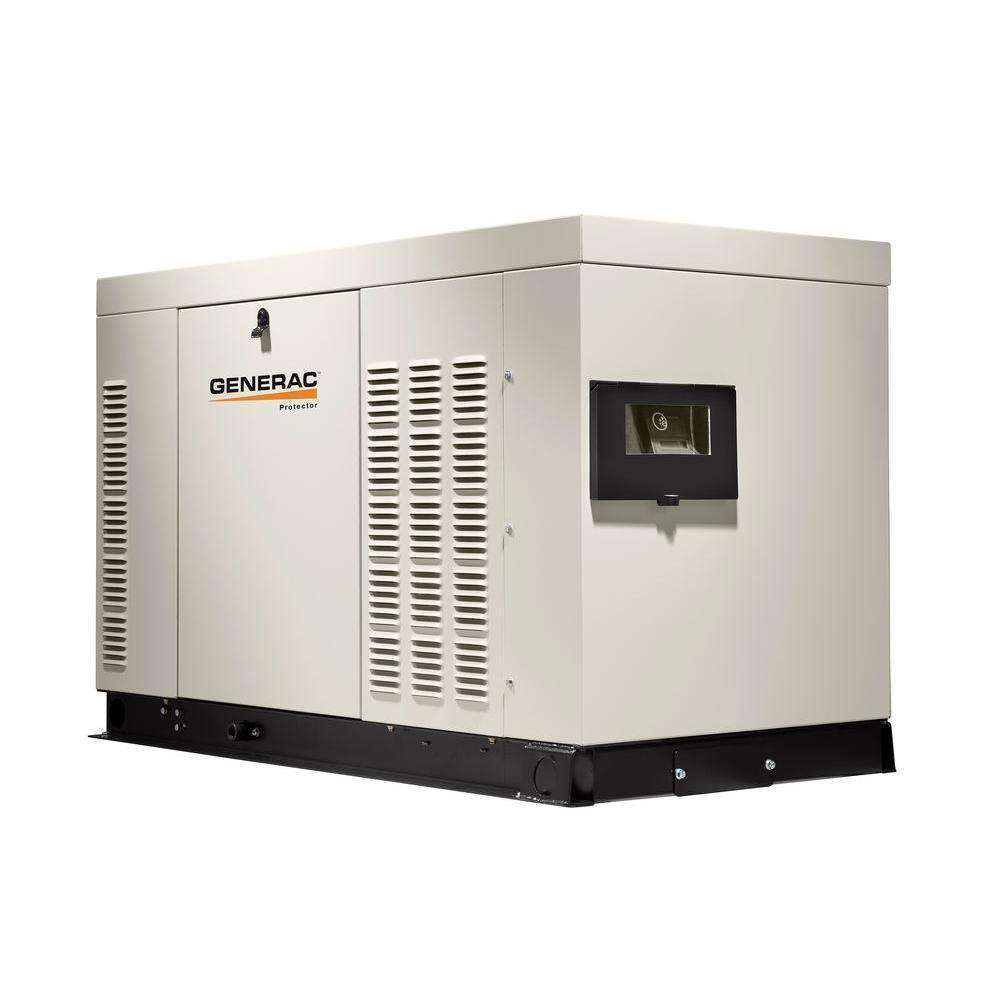 Generac Protector 45kW RG04524ANAX Liquid Cooled 1 Phase 120/240V LP/NG Standby Generator Manufacturer RFB