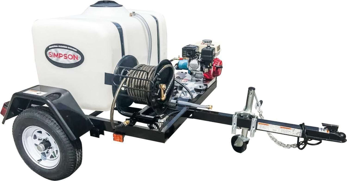 Simpson 95002 4200 PSI 4 GPM Honda GX390 CAT Pressure Washer Trailer Scratch and Dent