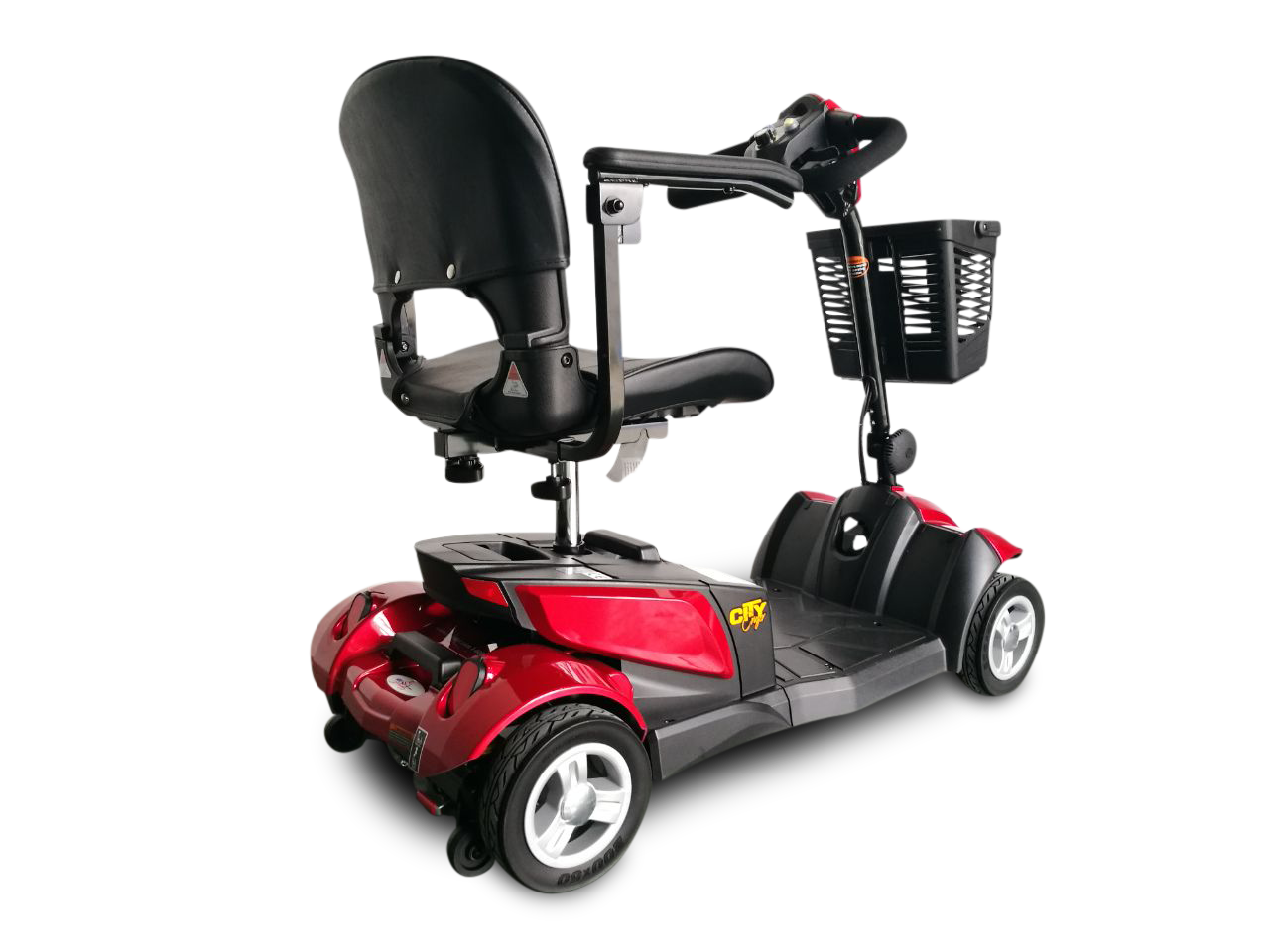 EV Rider CityCruzer 4 Wheel Electric Travel Scooter 12Ah SLA Red Open Box