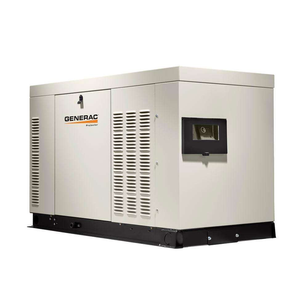 Generac Protector 25kW RG02515ANAX Liquid Cooled 1 Phase 120/240V LP/NG Standby Generator Scratch & Dent