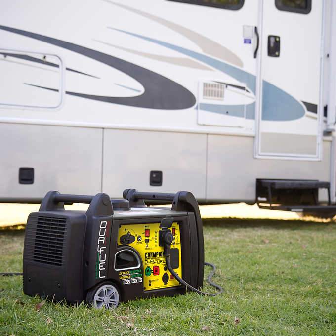 Champion 100204 2800W/3100W Inverter Dual Fuel Electric Start Generator Manufacturer RFB