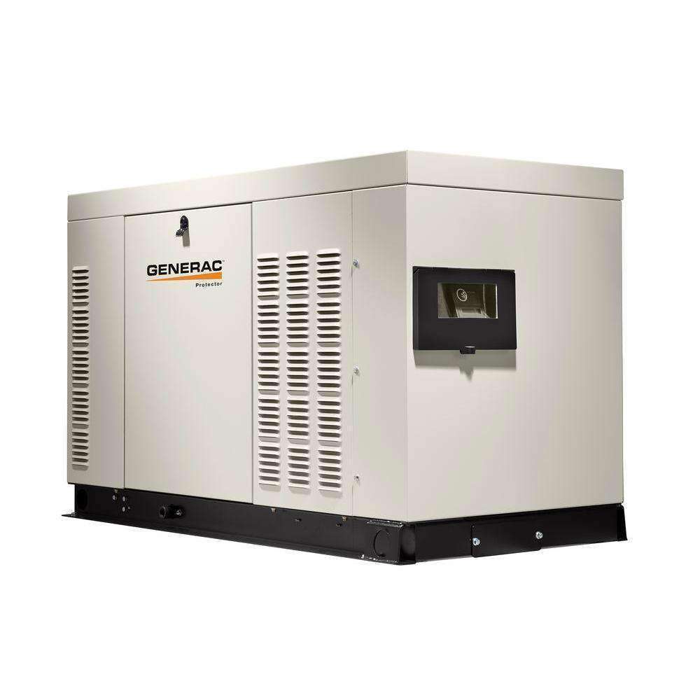 Generac Protector 48kW RG04845ANAX Liquid Cooled 1 Phase 120/240V LP/NG Standby Generator Manufacturer RFB