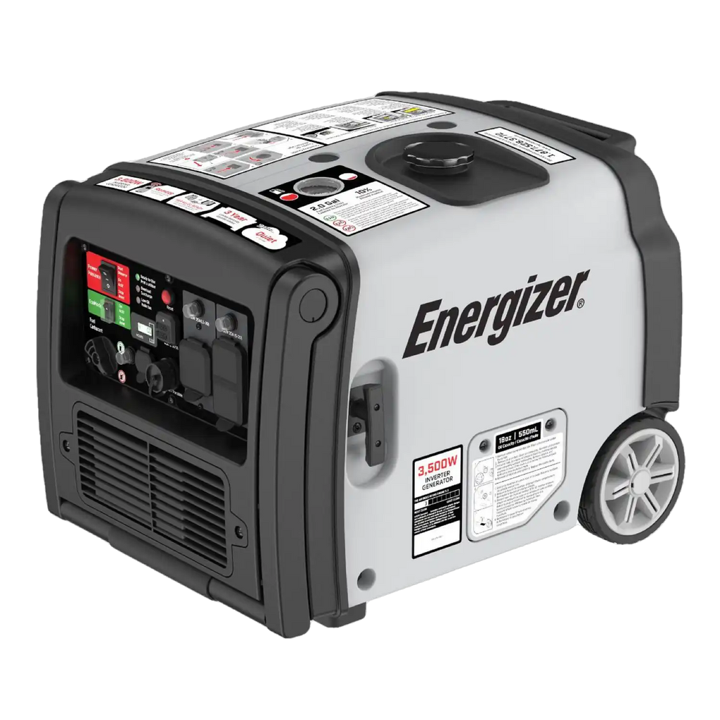 Energizer eZV3500P 3000W/3500W Gas Powered Inverter Generator with Remote Start New