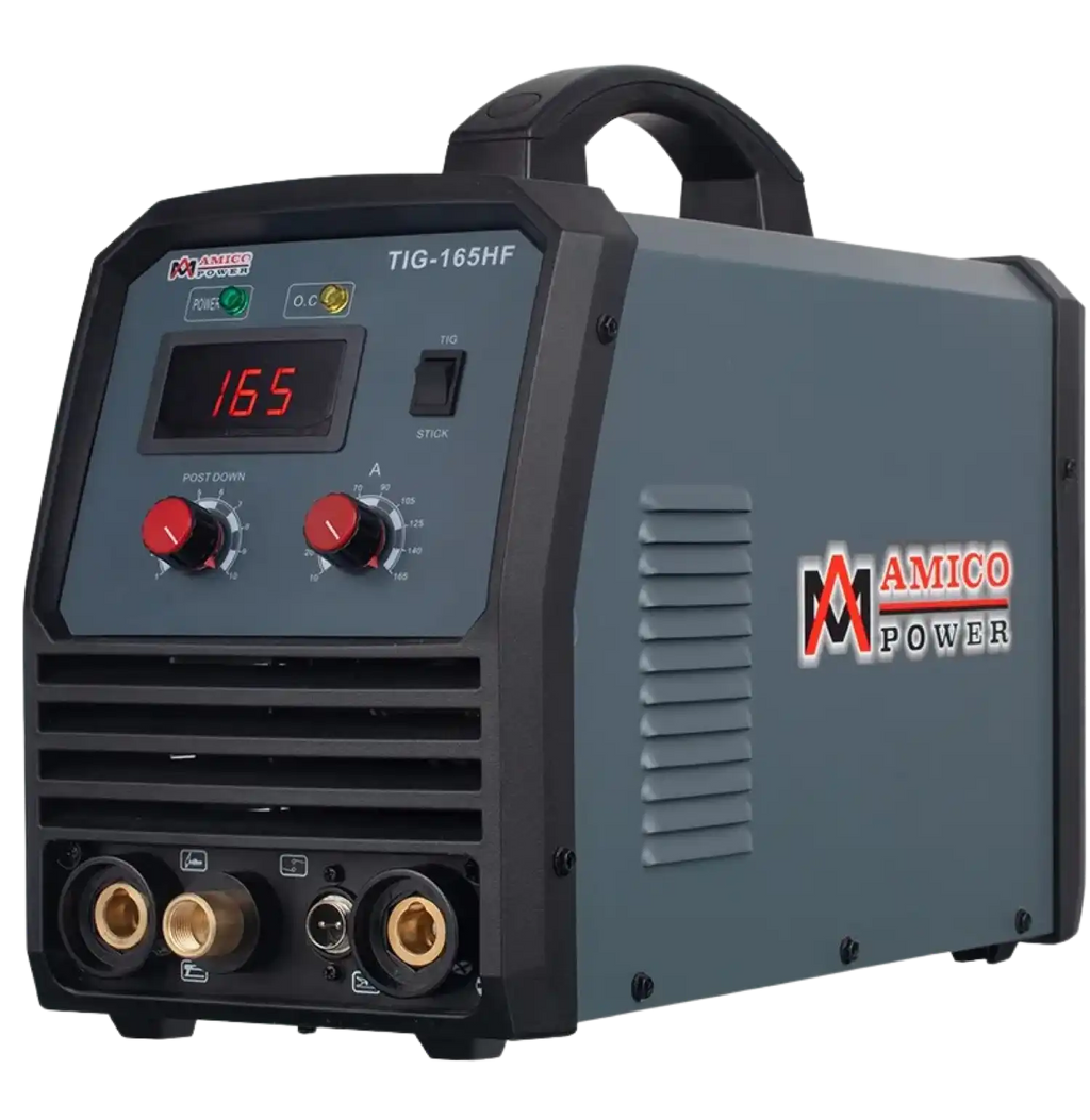 Amico Electric TIG-165HF 100-250V Wide Voltage 165 Amp HF-TIG Stick Arc DC Inverter Welder New