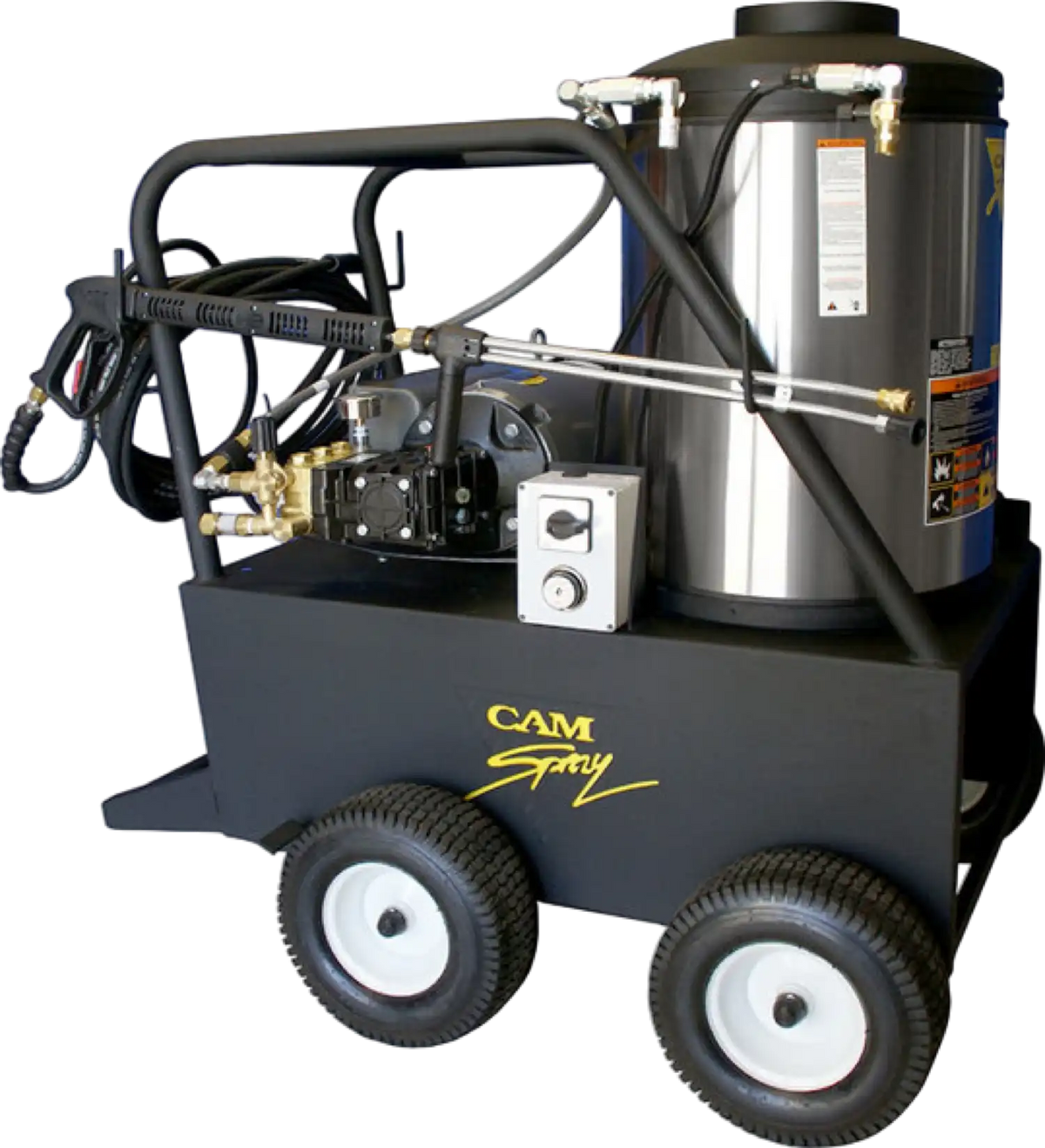 Cam Spray 3050QE Pressure Washer Electric Powered Diesel Fired Hot Water 5 GPM 3000 PSI New