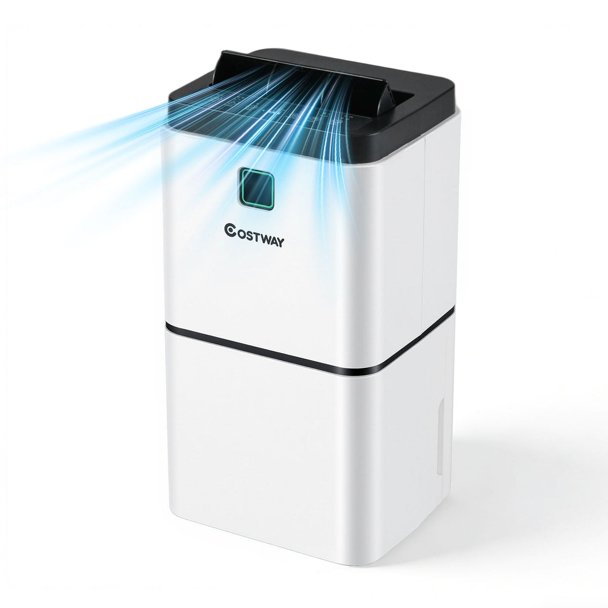 Costway 30 Pint 1500 Sq. Ft. Dehumidifier Medium to Large Room w/ Indicator 71983024 New