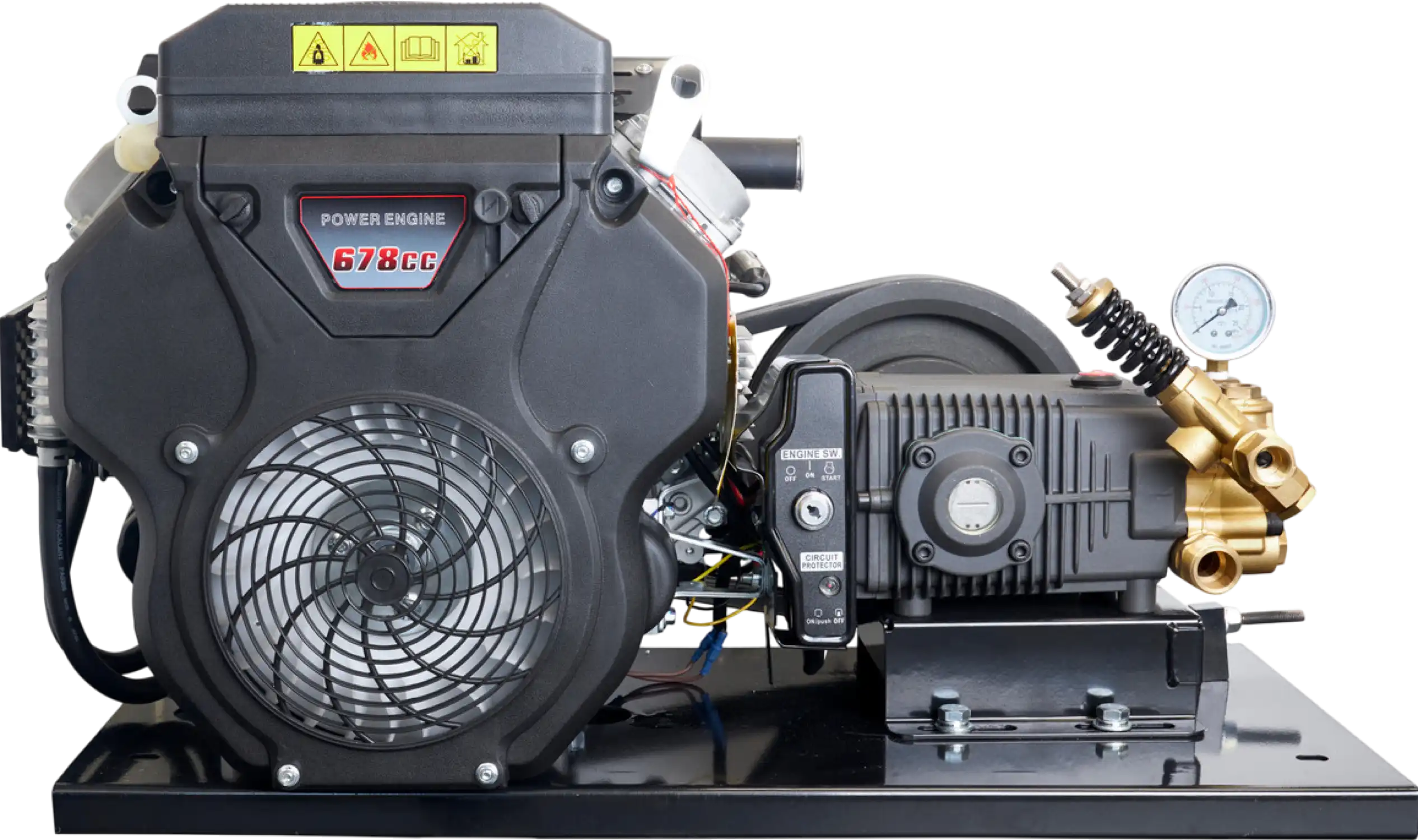 Canpump Belt-Drive Pressure Washer 2200 PSI 14.9 GPM 22HP Loncin Engine Electric Start New