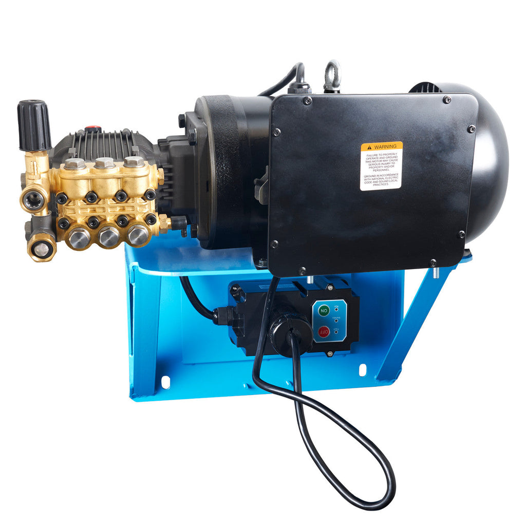 Canpump Wall-Mount Pressure Washer 2000 PSI 3.5 GPM 5 HP 240V Total Stop System New