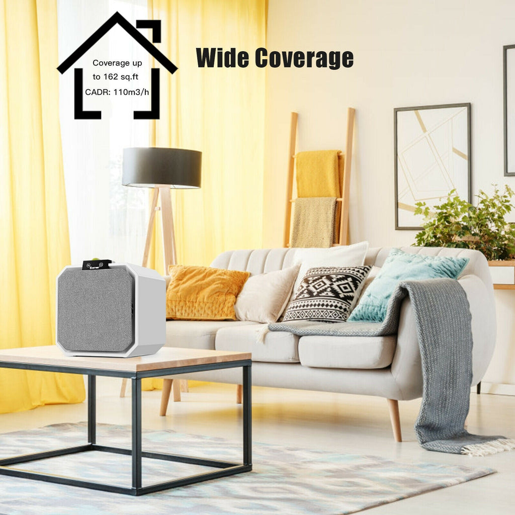 Costway Desktop HEPA Air Purifier Home Air Cleaner 93850264 New