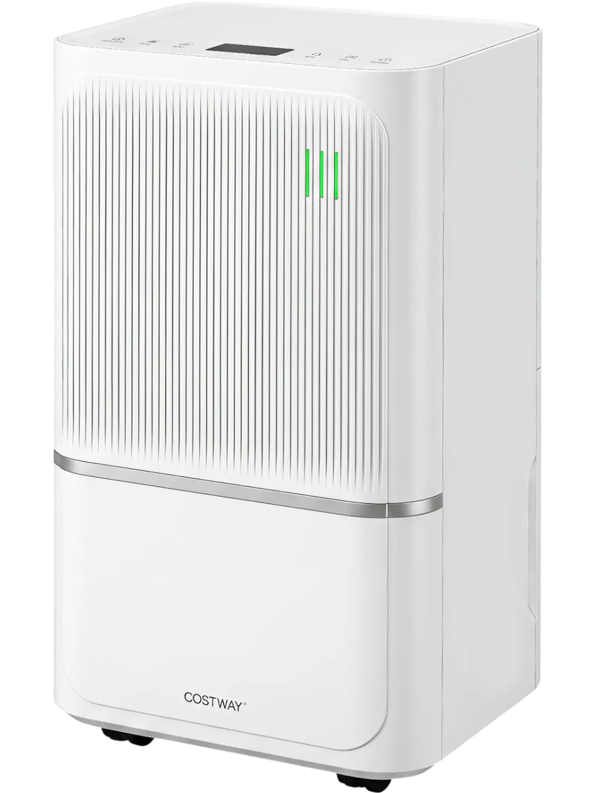 Costway 32 Pint Dehumidifier w/ Drain Hose Intelligent Control 2500 Sq Ft 54913037 New