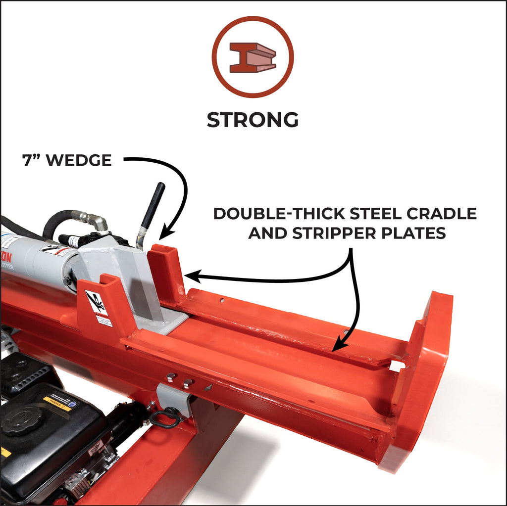 Hyper Split 33-267 Log Splitter 20 Ton Vertical/Horizontal 7 HP Rato 212cc Engine New