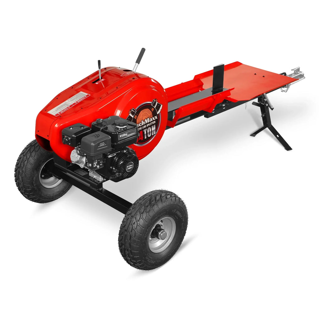 MechMaxx KT34 Log Splitter 34 Ton Kinetic Fast 7 HP Ducar Gasoline Engine 28" Log Dia Capacity 3-Sec Cycle Time New