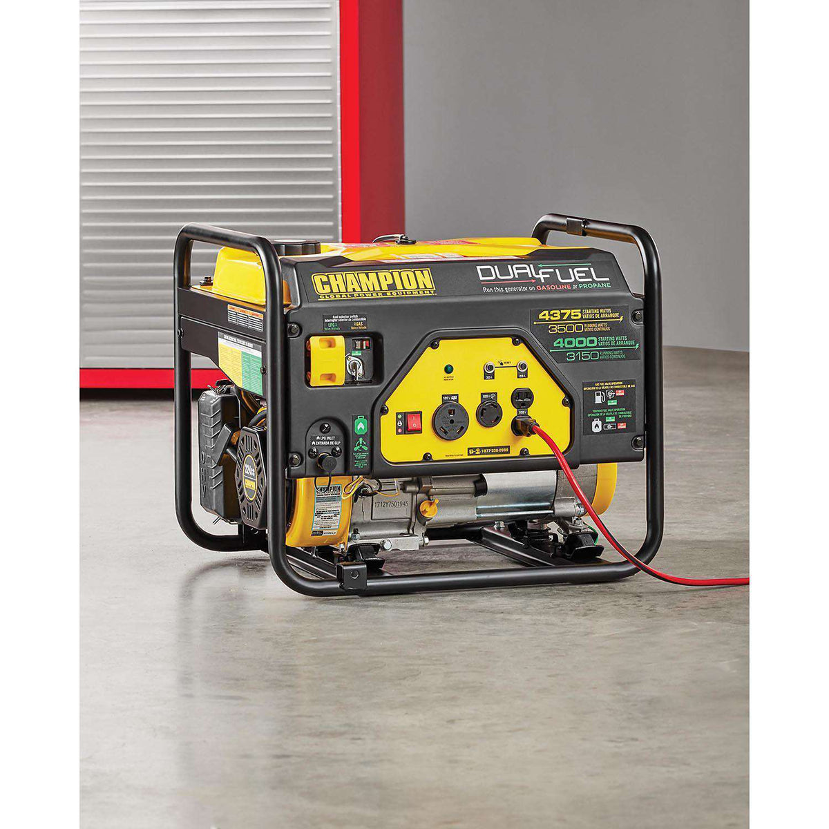 Champion 100401 3500W/4375W Dual Fuel Gas Generator Manufacturer RFB