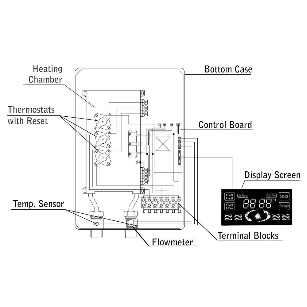 Marey ECO180 5.0 GPM Electric Tankless Water Heater Open Box