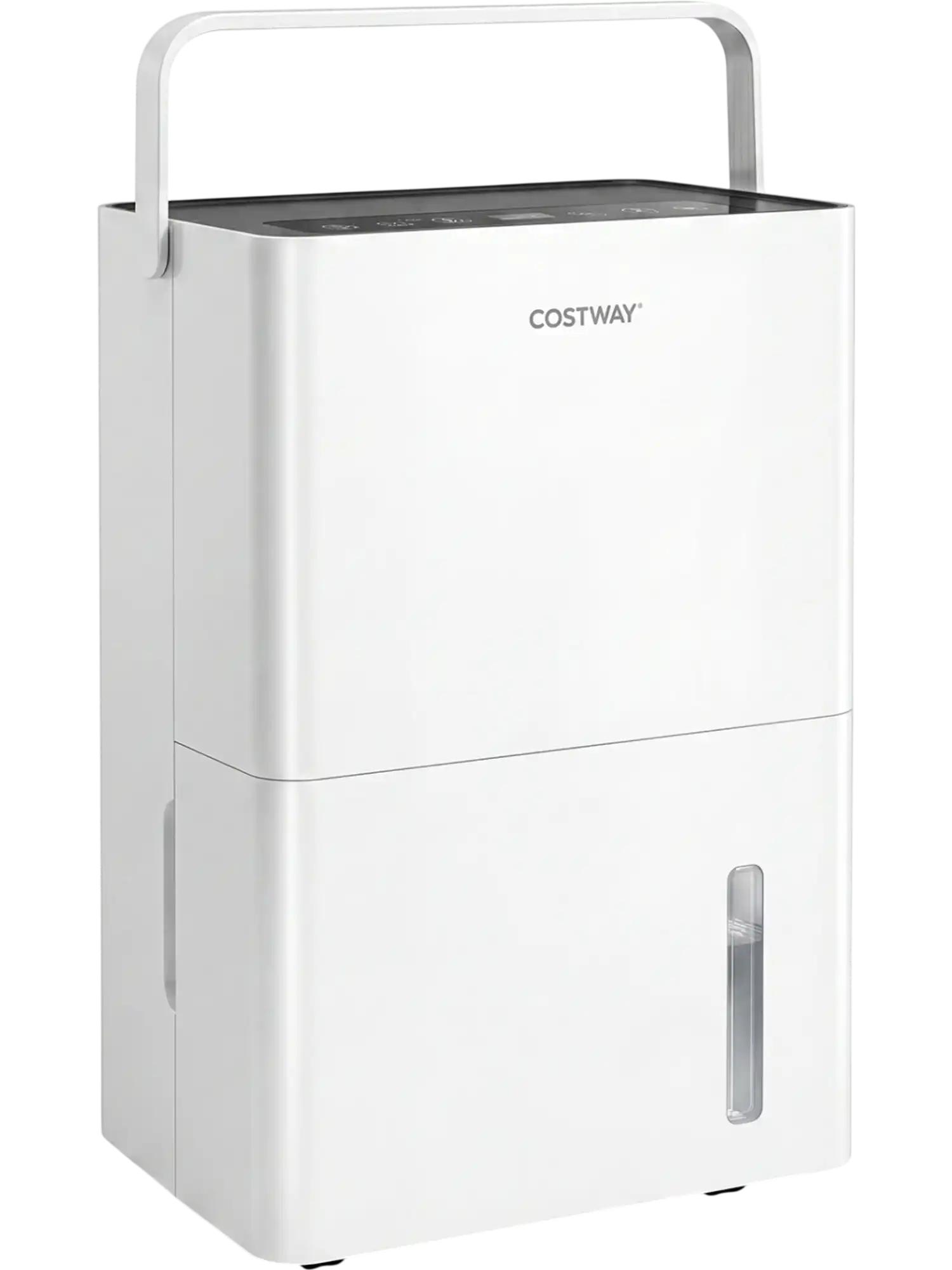 Costway 80 Pint 4000 Sq.Ft Compressor Dehumidifier w/ Drain Hose Smart Humidity Control Child Lock 84095466 New