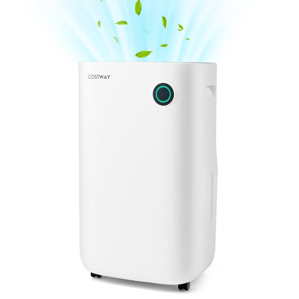 Costway 4500 Sq Ft 73 Pint Dehumidifier 5 Modes White 27538169 New