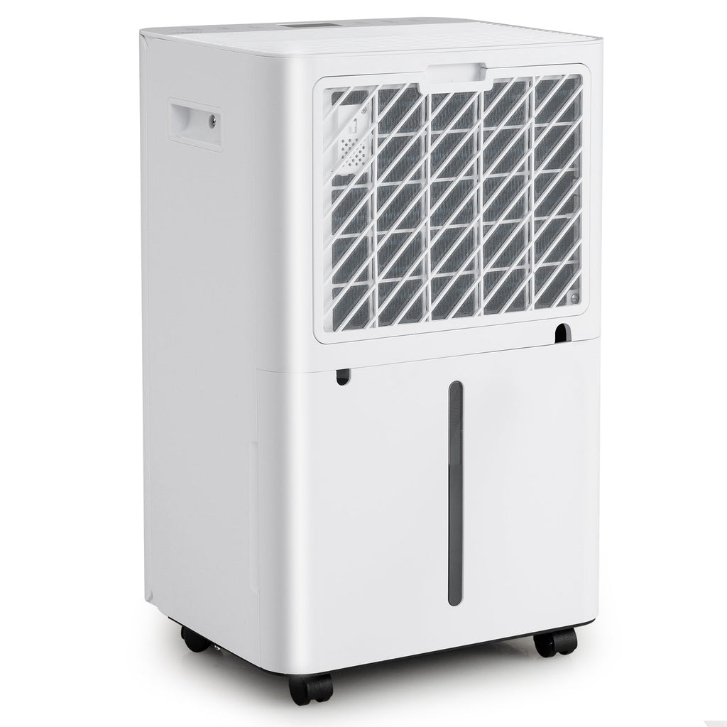 Costway 54 Pint 4500 Sq.Ft Dehumidifier w/ Drain Hose for Home 40426013 New