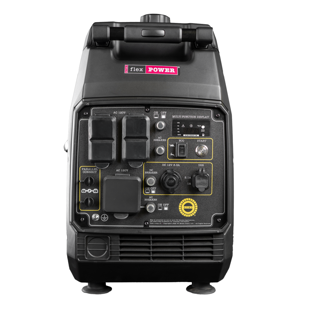 RVMP Flex Power 4500ies 4500W Portable Generator Dual Fuel Gas Propane 30A Inverter Electric Start New