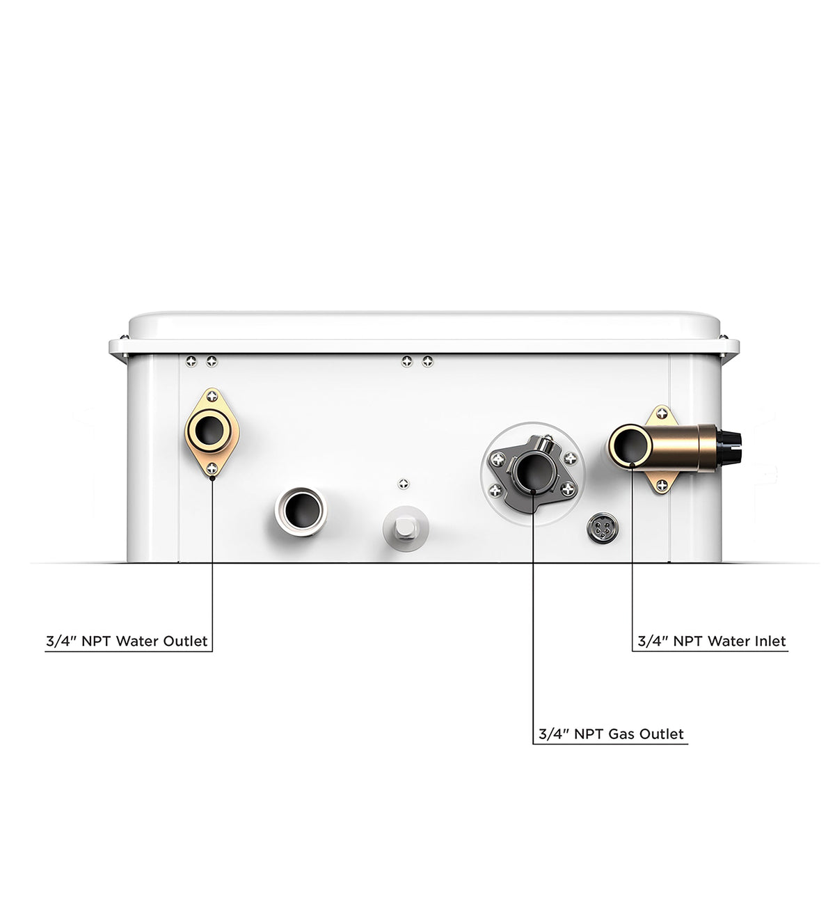 Eccotemp 45HI-LP 6.8 GPM Propane Tankless Water Heater Open Box