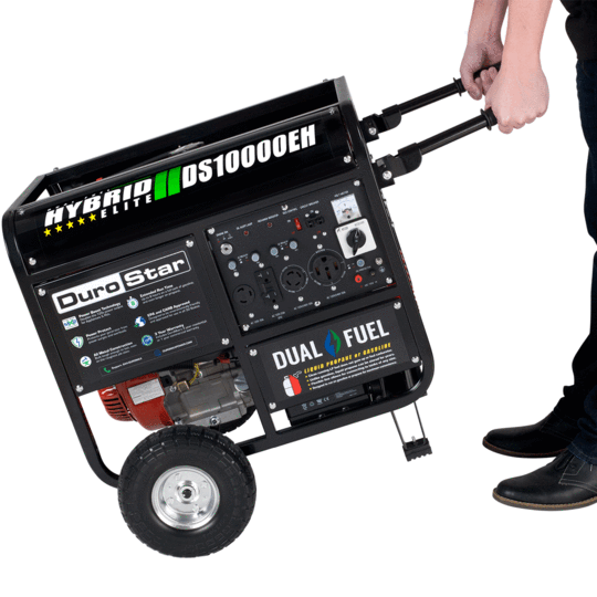 DuroStar DS10000EH 8000W/10000W Dual Fuel Electric Start Generator New