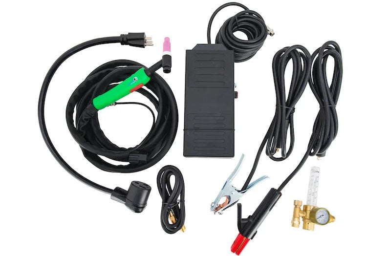 Weldpro TIGACDC200GD Digital TIG/Stick Welder With AC/DC Standard Euro Torch 200 Amp High-Frequency Pulse L12000 New