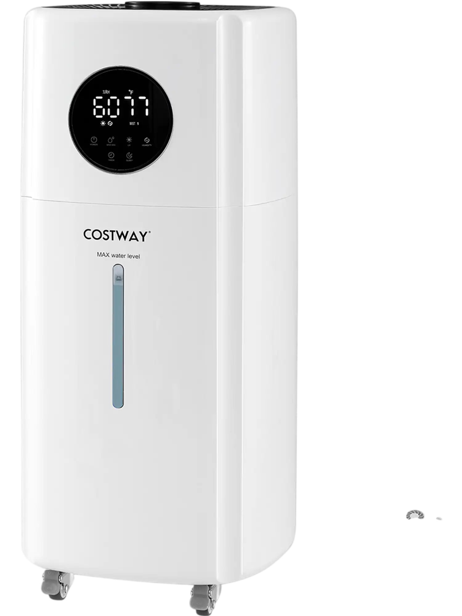 Costway 5.5Gal Whole House Humidifier 360° Nozzles Power-Off Memory 782964531 New