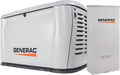 Generac 7328 26kW Standby Generator Propane Natural Gas Air-Cooled 1 Phase 240V w/ 200A Automatic Transfer Switch New