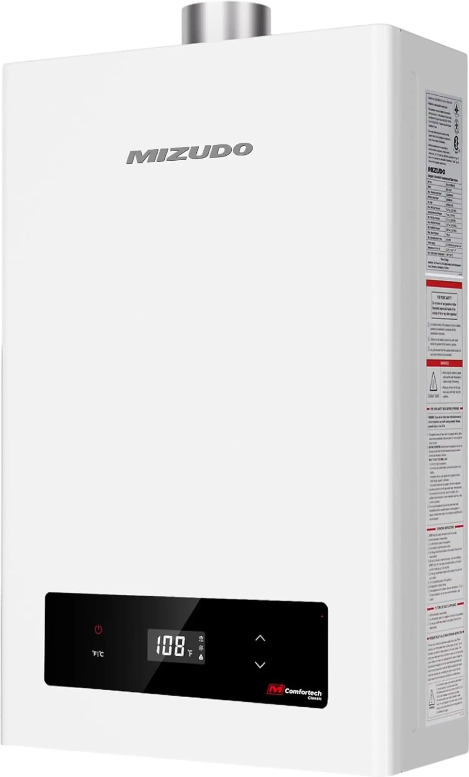 Mizudo CS120 Tankless Water Heater Propane Gas 5.1 GPM 120,000 BTU New