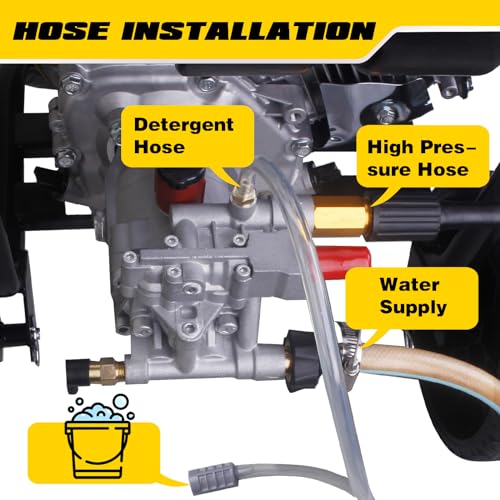 Aceup Energy Gas Pressure Washer 3400 PSI 2.6 GPM 212cc Engine AWPG3400 New