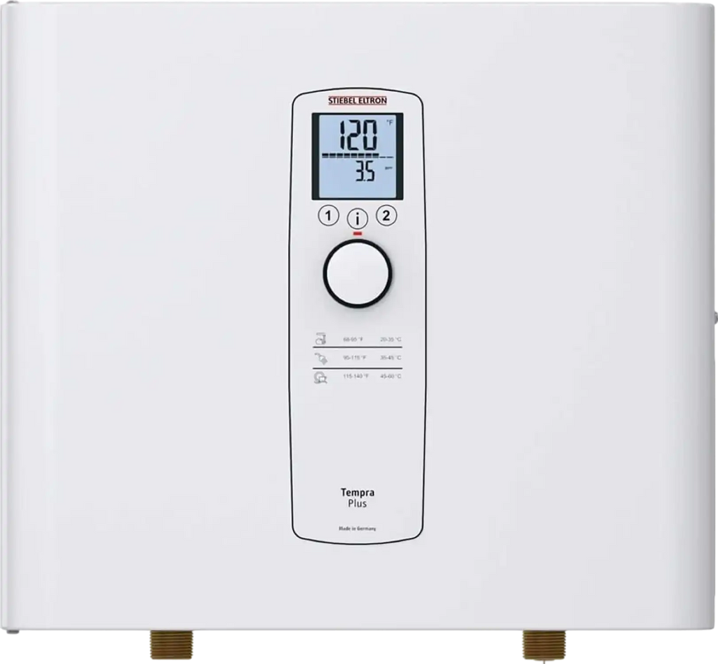 Stiebel Eltron Tempra 12 Plus Adv Flow Control Self-Modulating 12kW 2.34 GPM Tankless Water Heater Manufacturer RFB