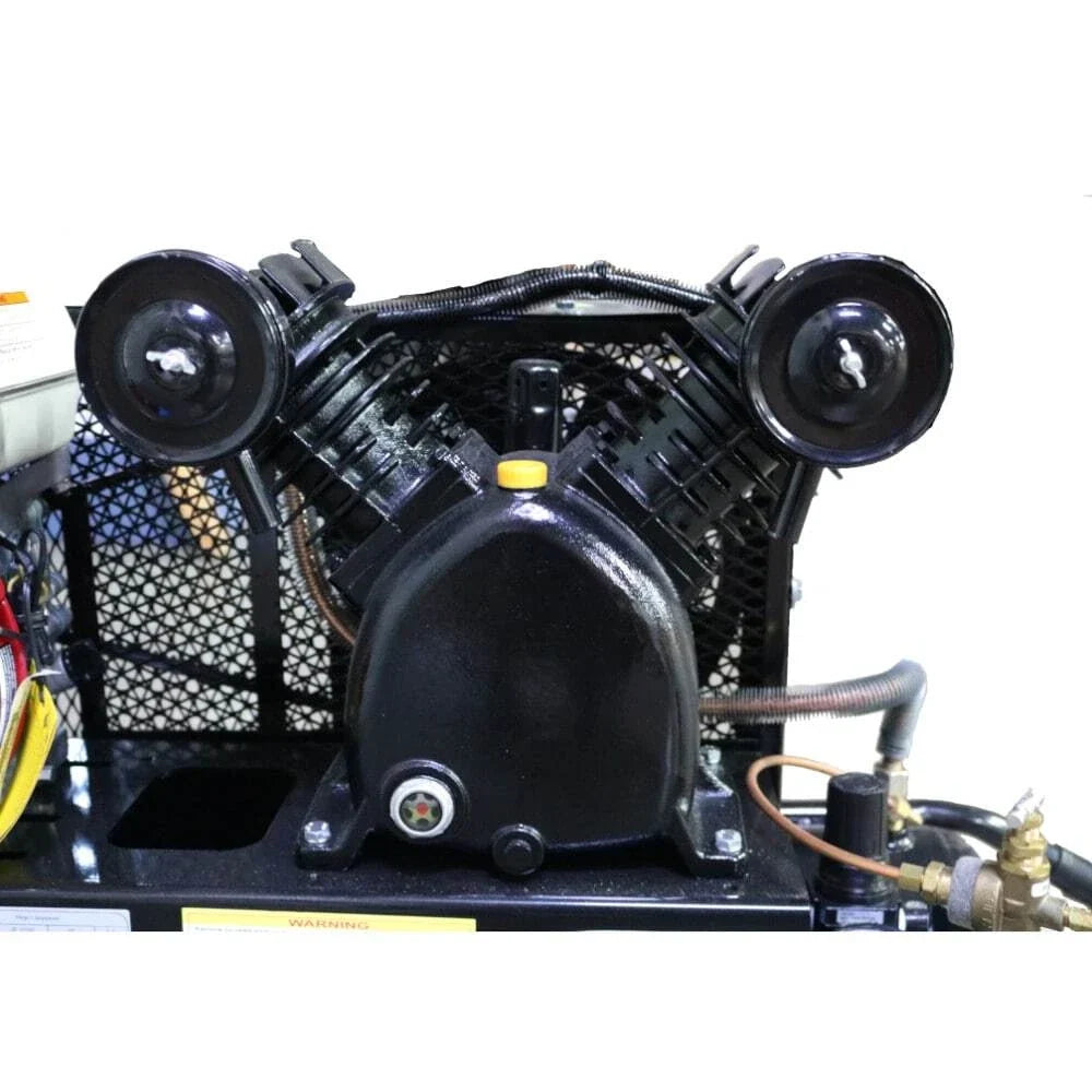 Mega Compressor MP-5510G200 Air Compressor Twin Tank Wheelbarrow 6.5 HP 10 Gallon 150 PSI Gas Honda Engine New
