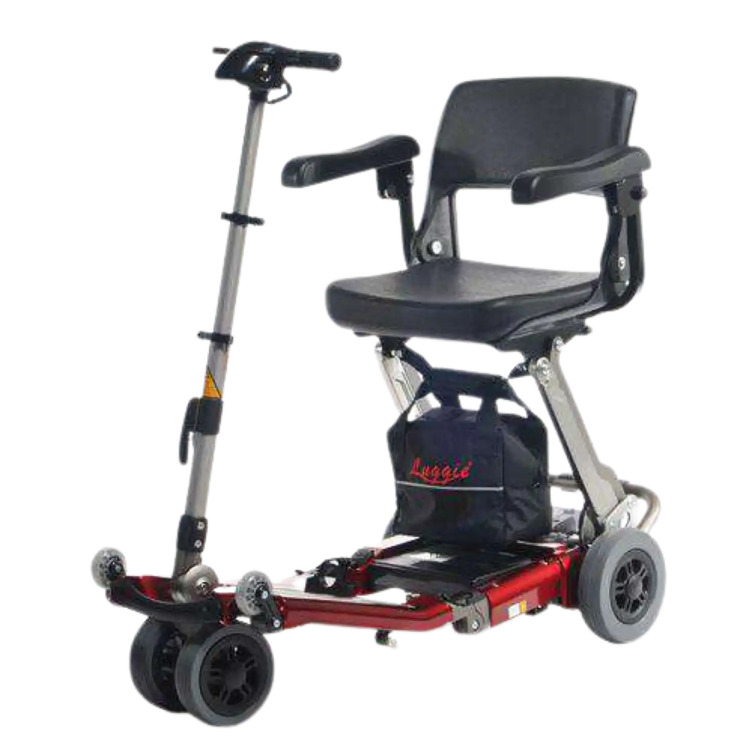 Freerider Luggie Standard Folding Travel Scooter Red Open Box
