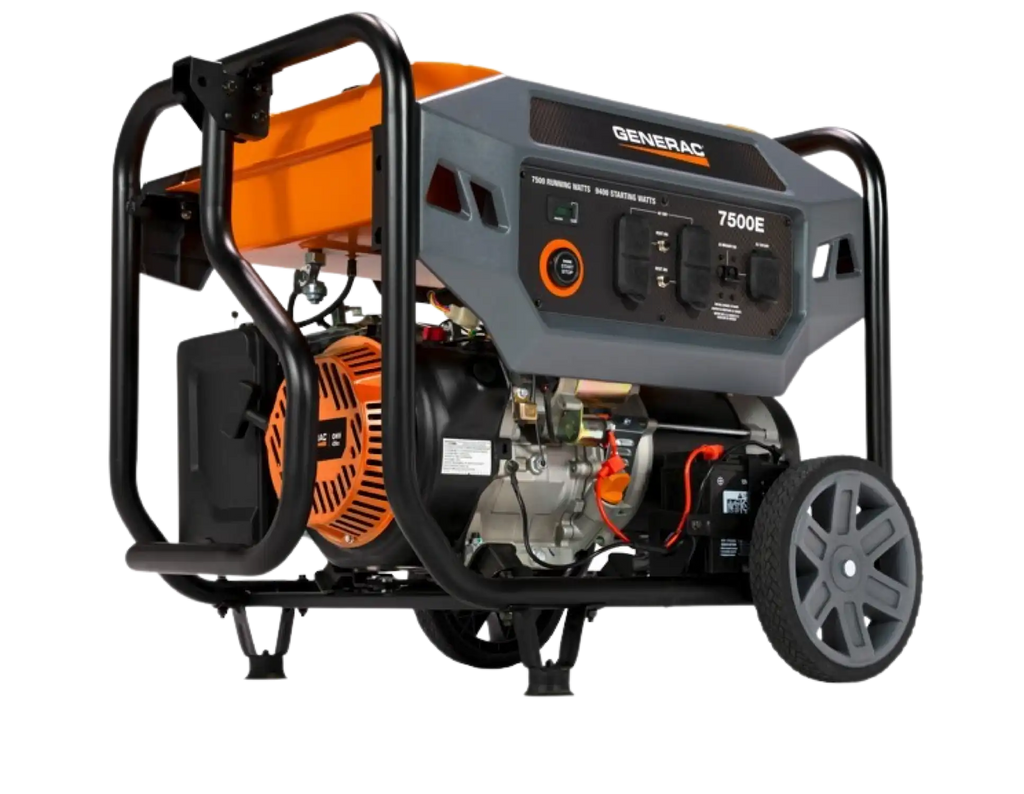 Generac 7718 7500E Generator 7500W/9400W Electric Start Gas Manufacturer RFB