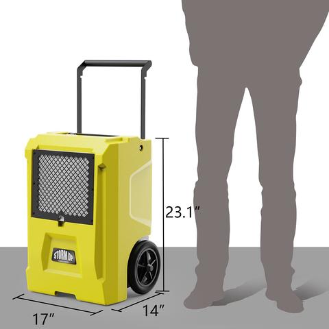 AlorAir Storm DP Smart WiFi Commercial Crawl Space/Basement Dehumidifier 50 Pints with Condensate Pump New