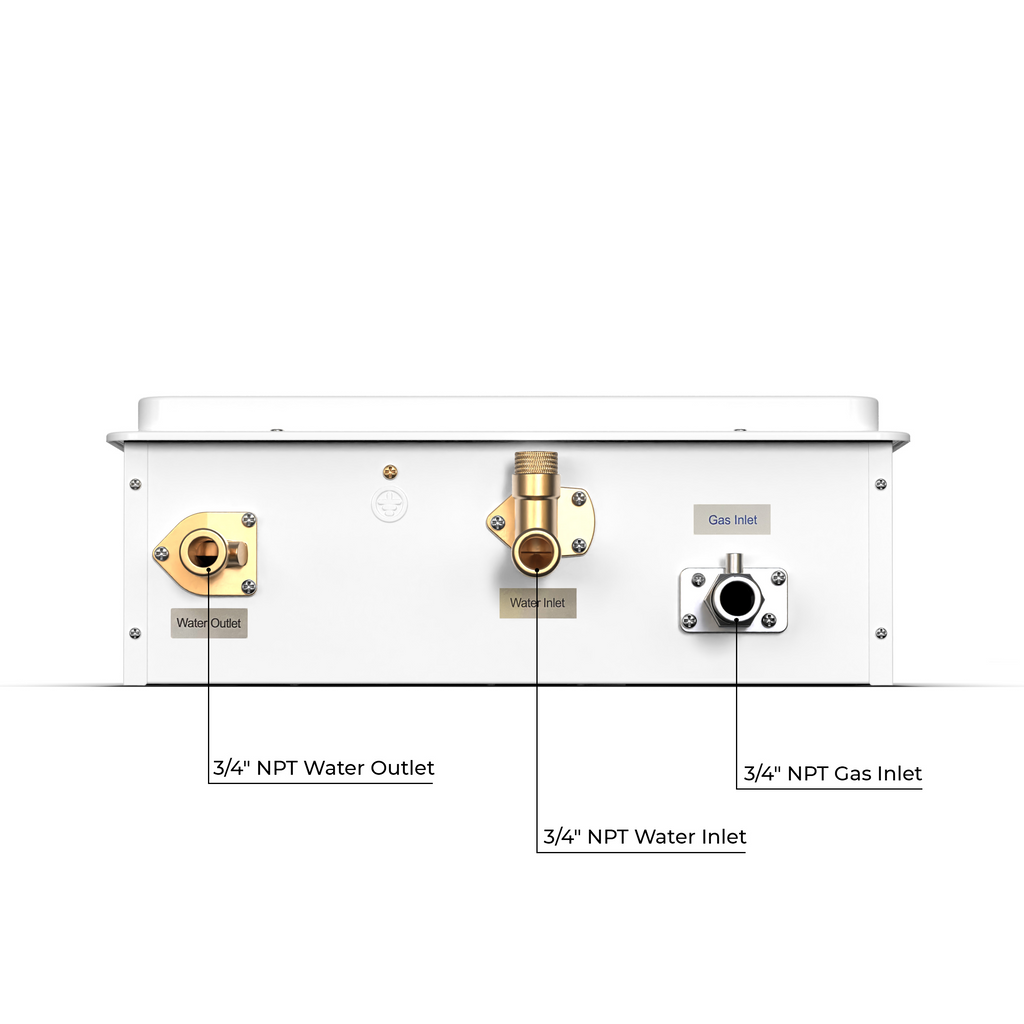 Eccotemp 6.5GB-ING Builder Grade 6.5 GPM Indoor Natural Gas Tankless Water Heater Open Box