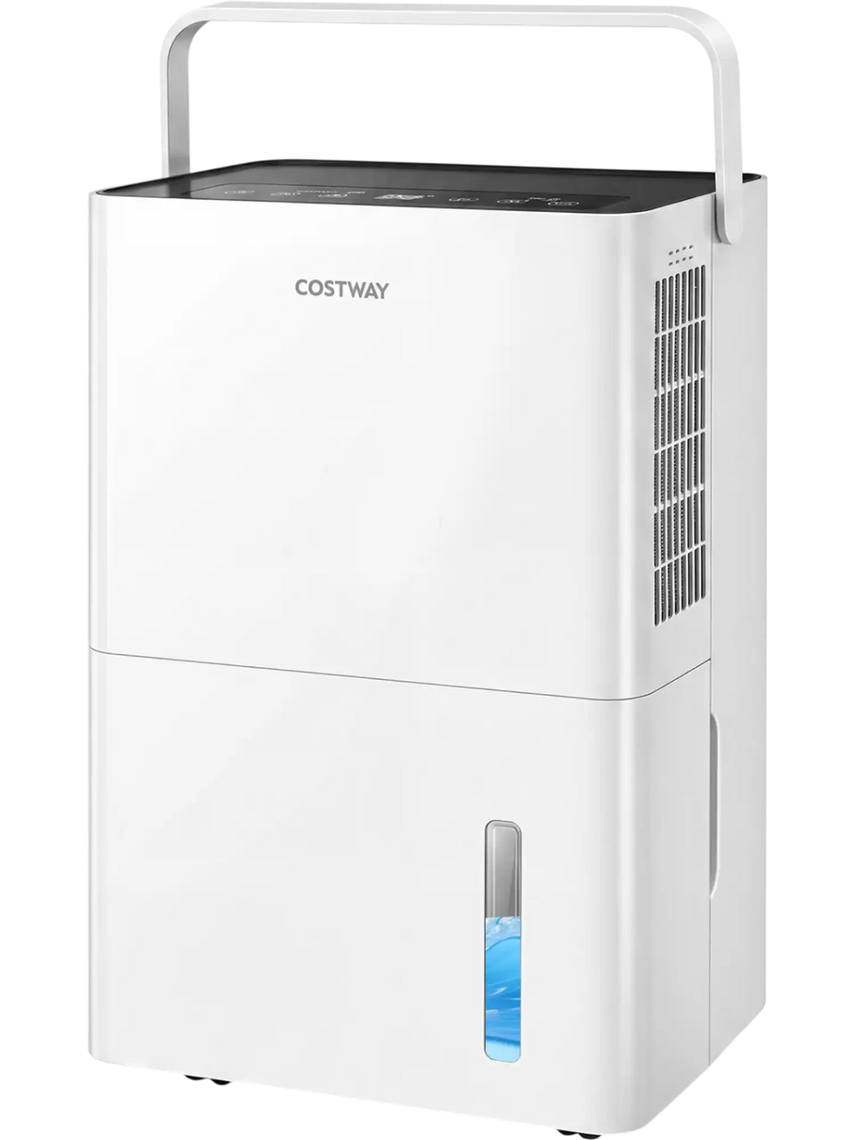 Costway 120 Pint 6000 Sq.Ft Compressor Dehumidifier w/ Drain Hose Smart Humidity Control 28783350 New