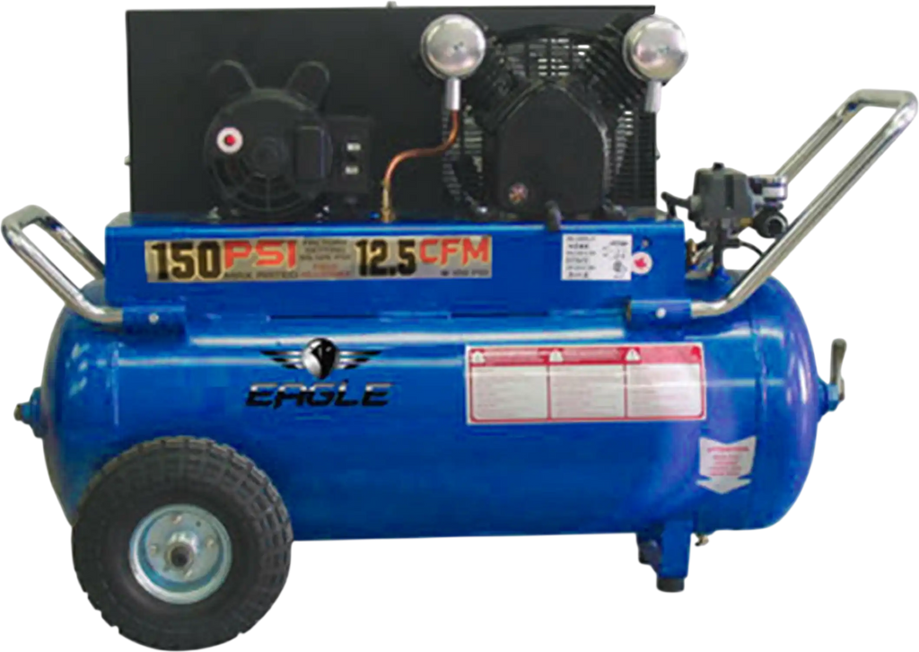 Eagle P4125H1 Air Compressor Portable 150 PSI 25 Gal. 12.5 CFM 5 HP Electric 220V New