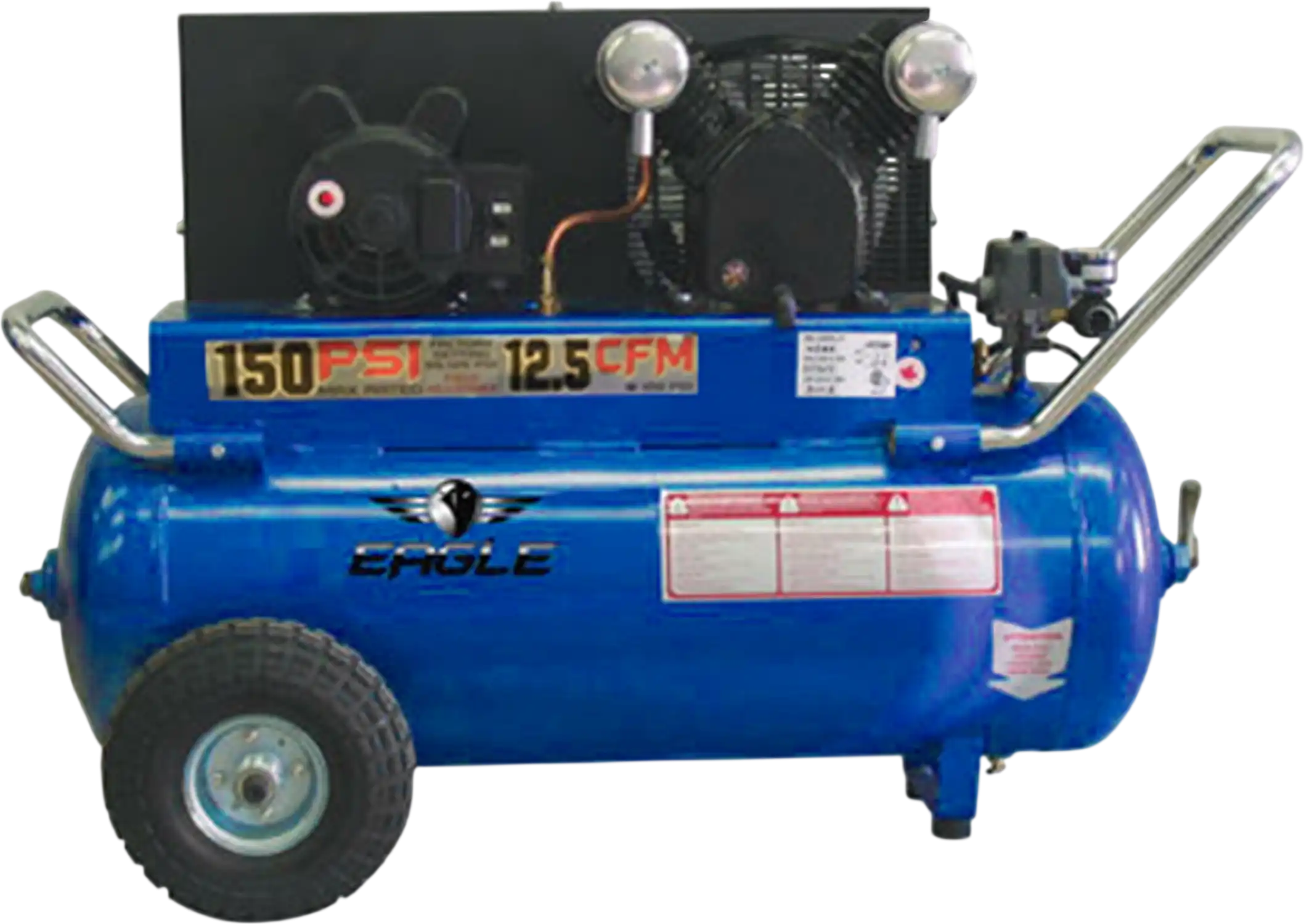Eagle P4125H1 Air Compressor Portable 150 PSI 25 Gal. 12.5 CFM 5 HP Electric 220V New