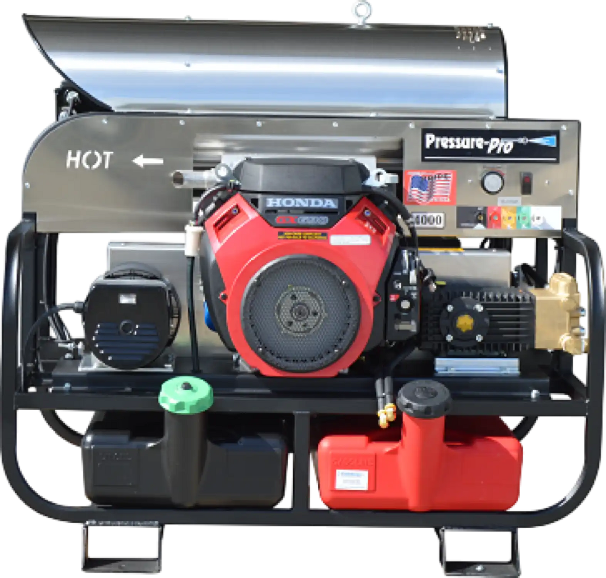 Pressure Pro Super Skid Pressure Washer w/ Generator 3500 PSI 5.5 GPM Honda GX630 Engine New