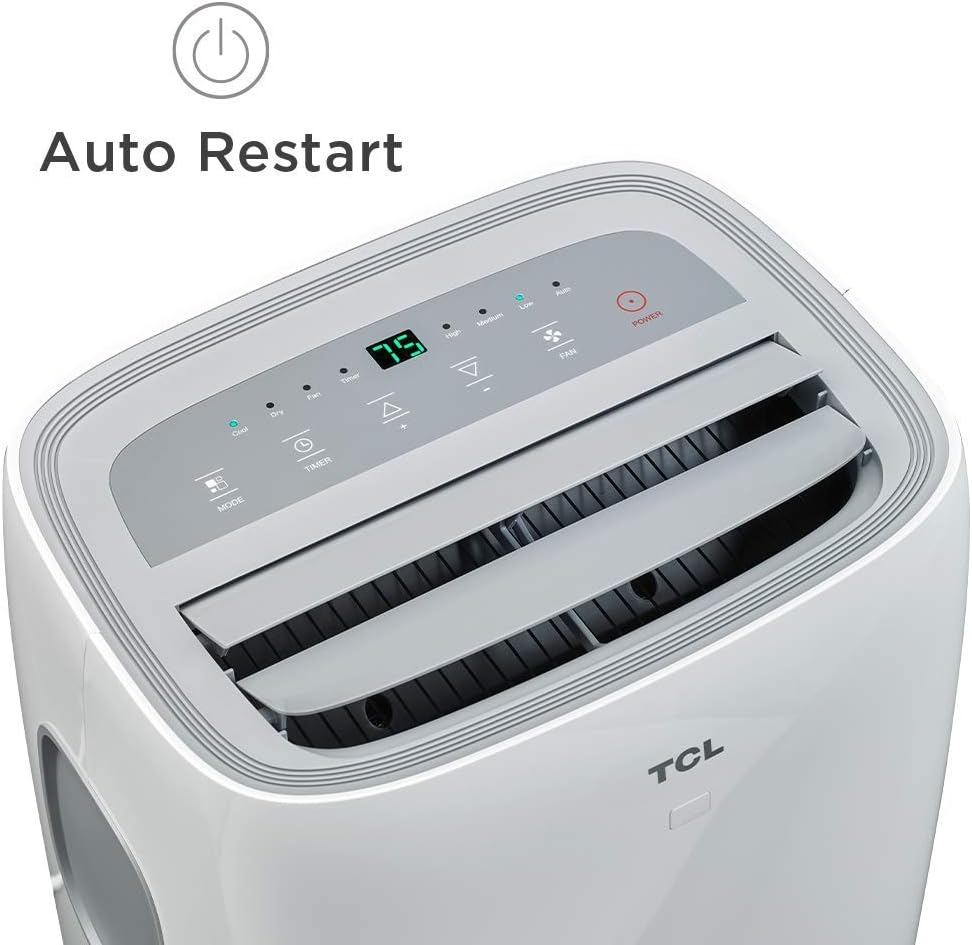 TCL 12,000 BTU 3-In-1 Portable Air Conditioner and Dehumidifier Covers 300 sq. ft. Remote Control 12P32 New